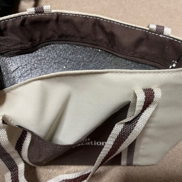 Hilton Grand Vacations Soft Mini Zip Cooler Beach Lunch Tote Bag 9"x5"x7.5" - Picture 6 of 10